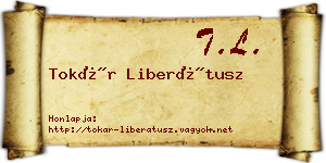Tokár Liberátusz névjegykártya